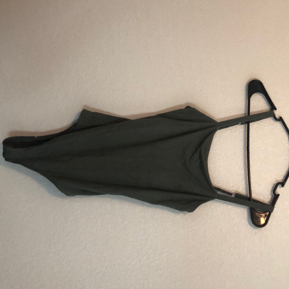 Women’s olive green body suit